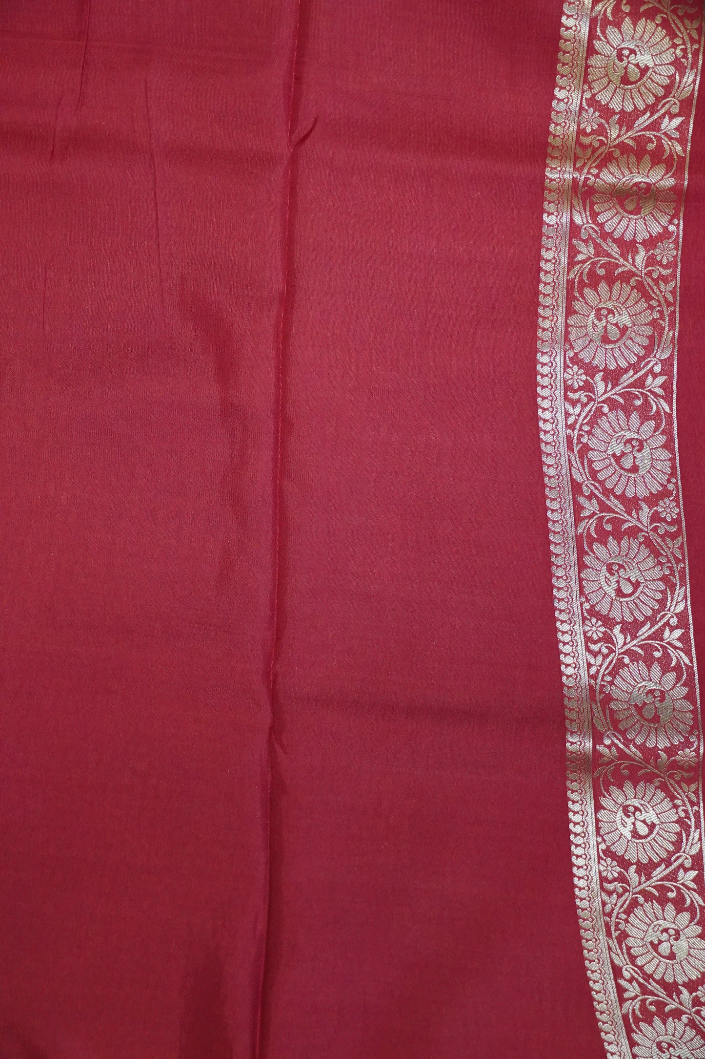Banarasi Crepe Saree - Red