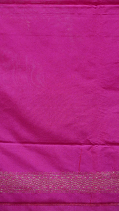 Semi Banarasi Saree Uppada Silk - Pink