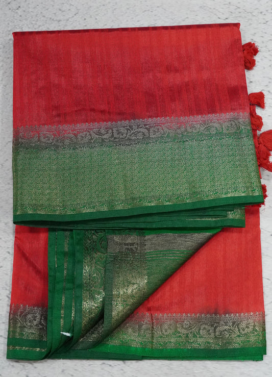 Matka Tussar-Maroon