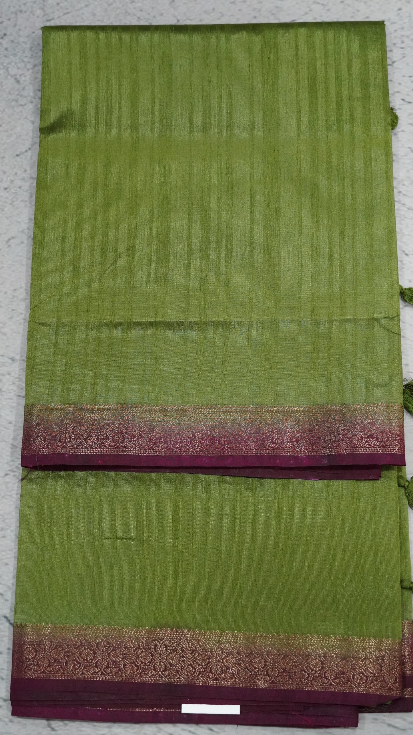 Matka Tussar- Light Olive Green