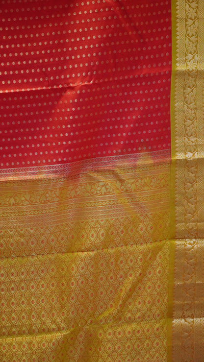 Akshayam - Pure Kanjivaram Saree - Red 1000 Butta