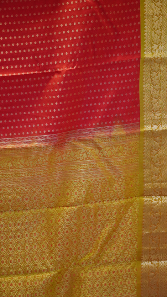 Akshayam - Pure Kanjivaram Saree - Red 1000 Butta