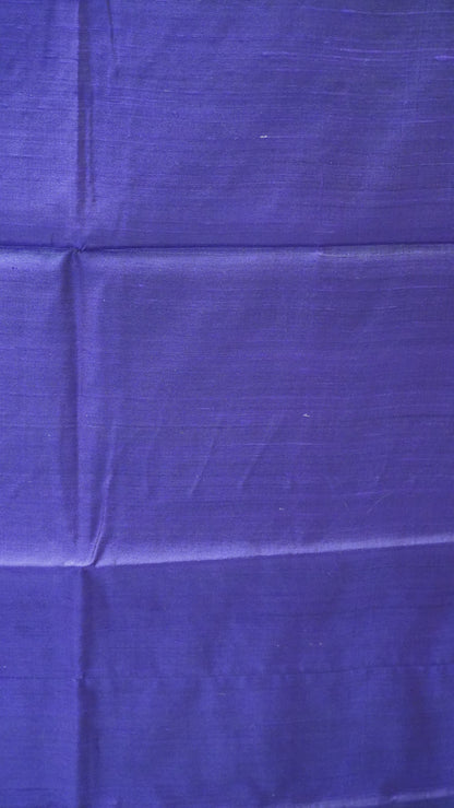 Pure Dupion Silk Saree - Lavender Tower Border