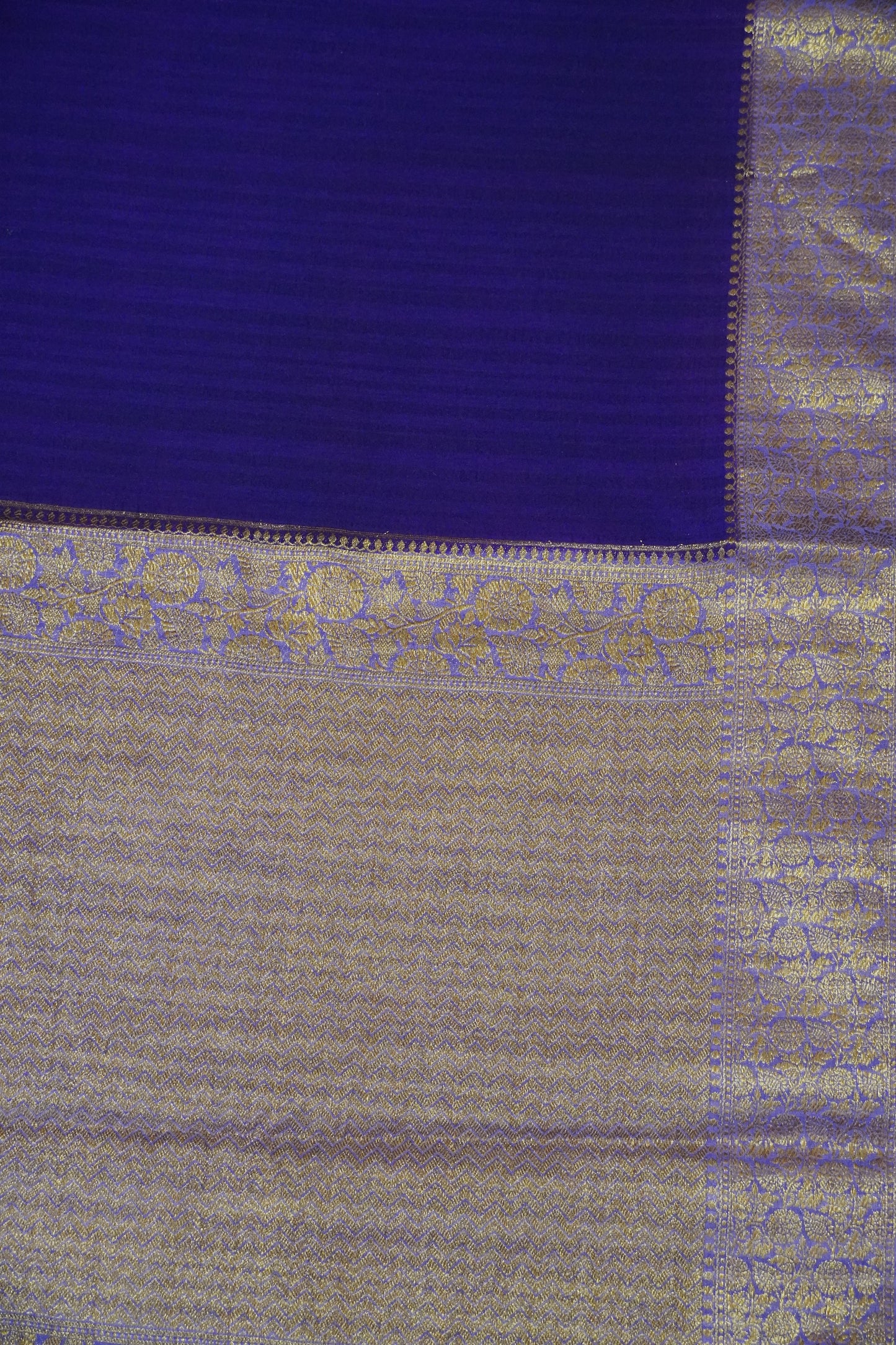 Banarasi Georgette Saree - Purple