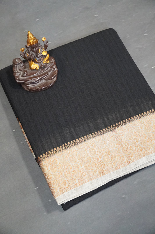Banarasi Georgette Saree - Black