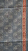 Chanderi Saree Kantha Work - Blue thumbnail