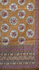 Chanderi Saree Kantha Work - Mustard thumbnail