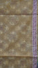 Chanderi Saree Kantha Work - Mustard thumbnail