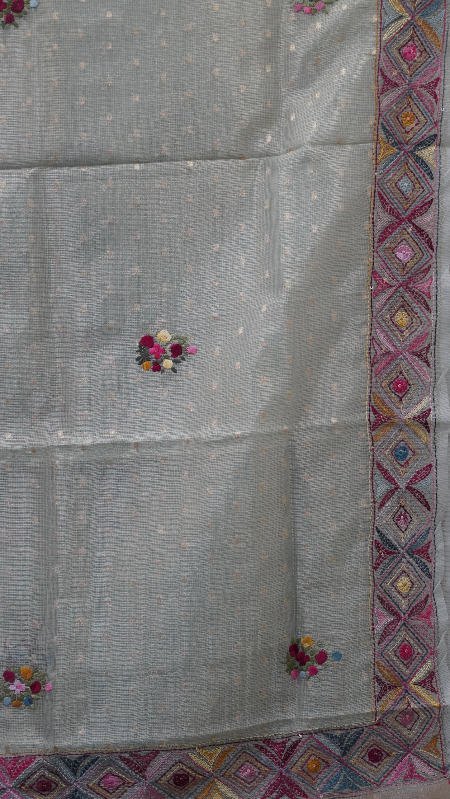 Tissue Kota Saree - Green