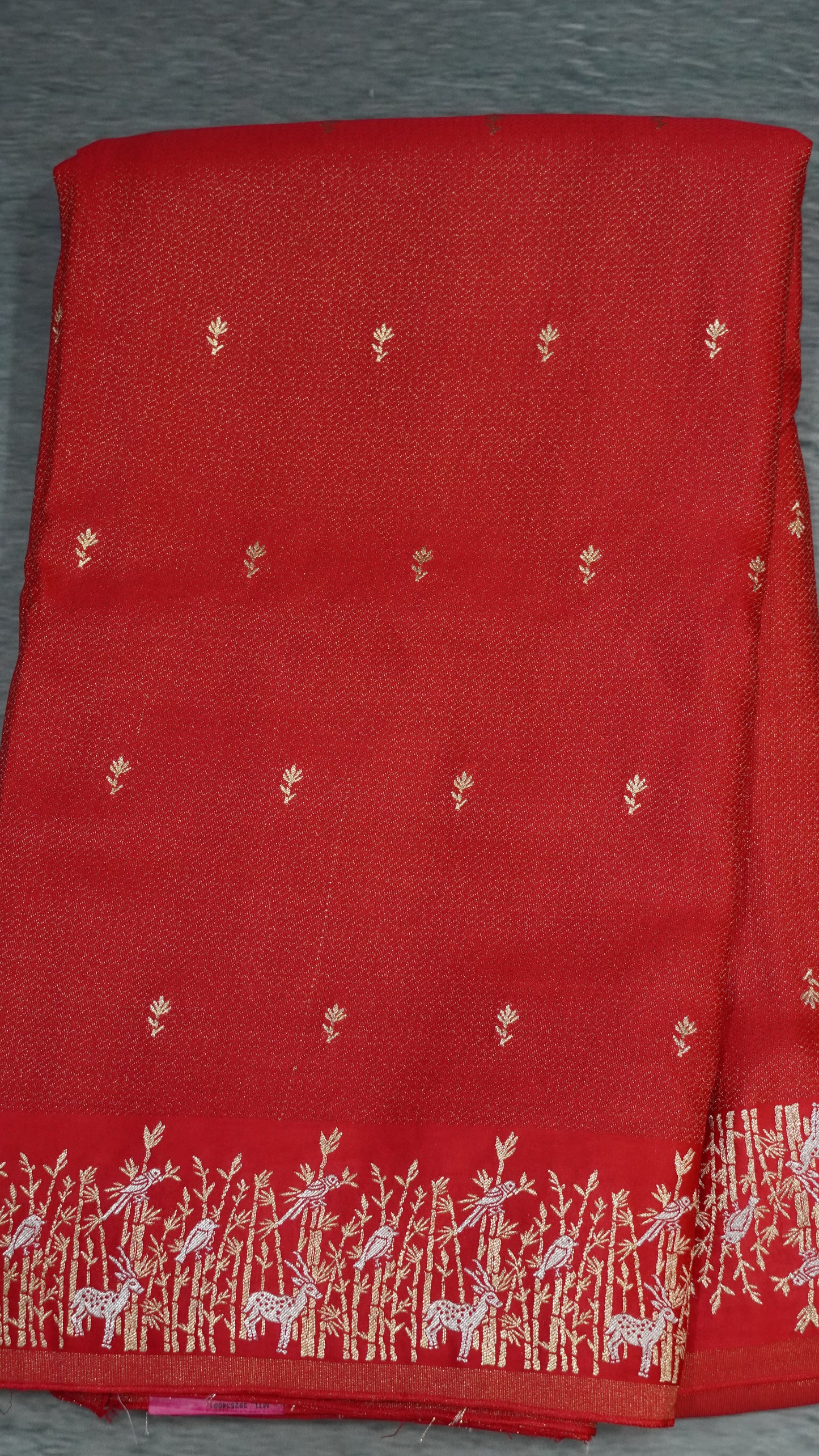 Banarasi Tussar saree- Red