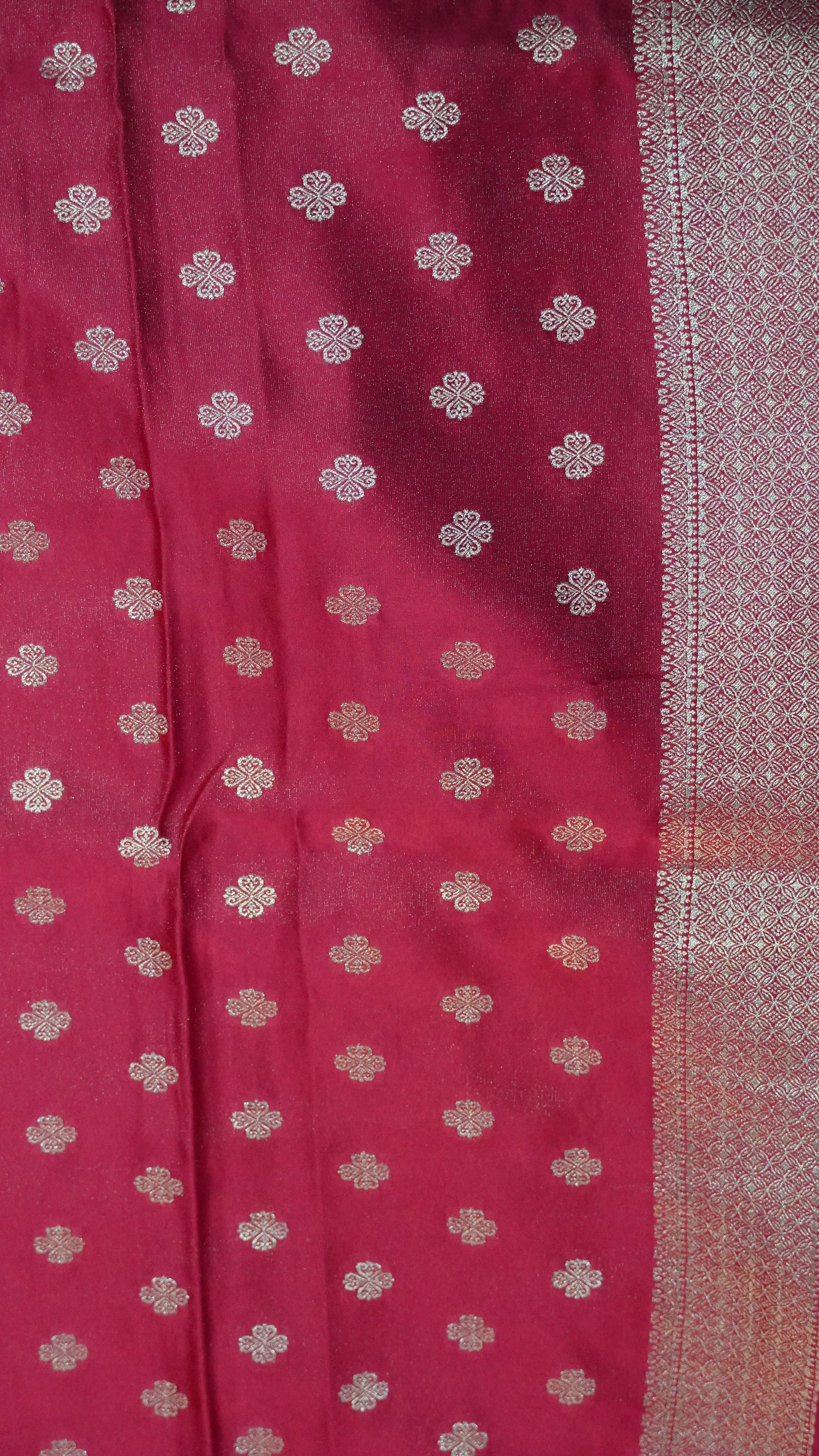 Banarasi Tussar saree- Red