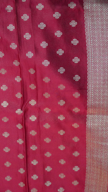 Banarasi Tussar saree- Red