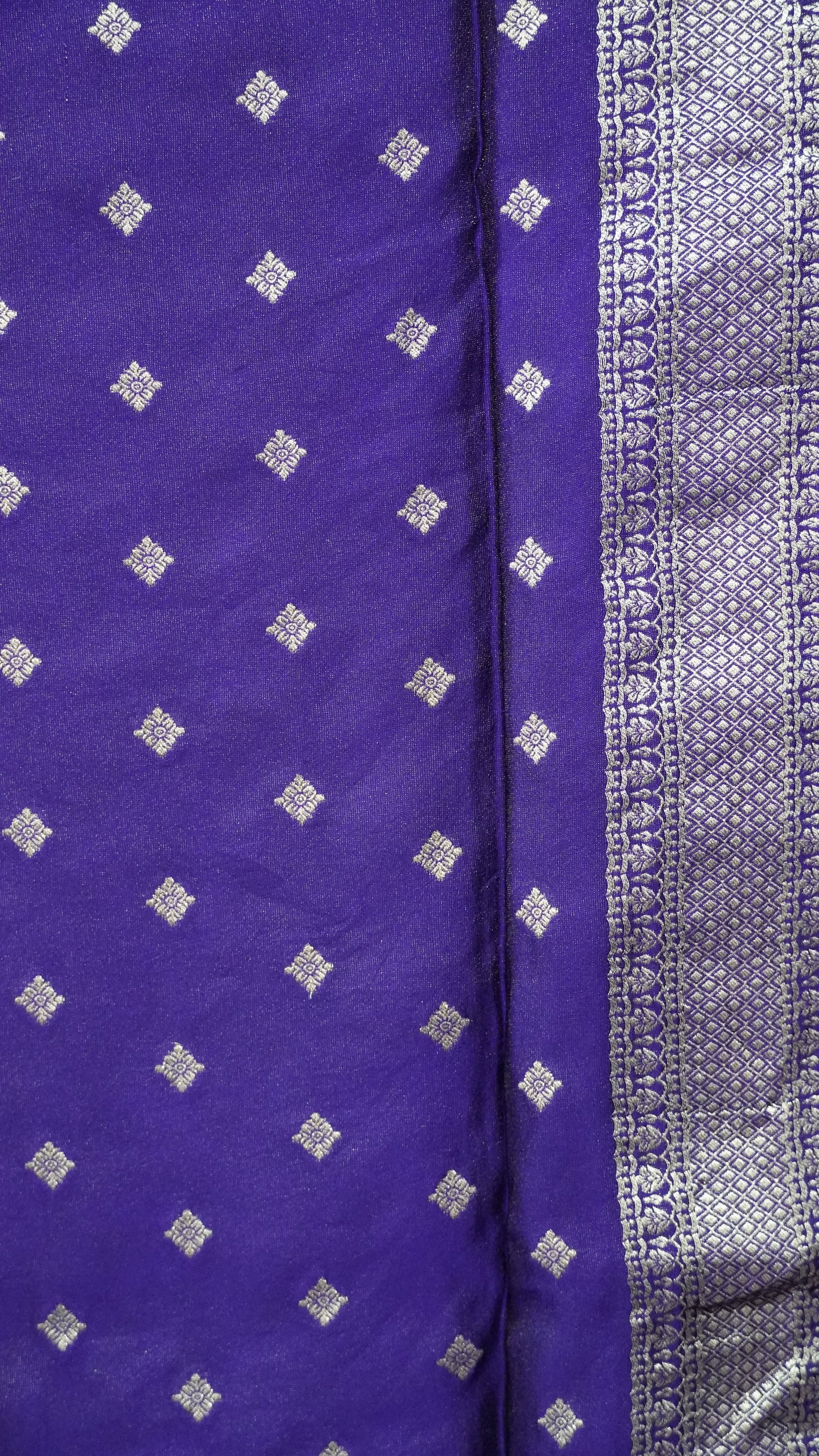 Banarasi Tussar saree- Purple