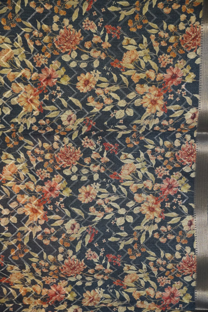 Tissue Tussar Saree - Pale Pink