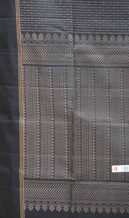 Pure Soft Silk Saree  Vairaoosi - Black
