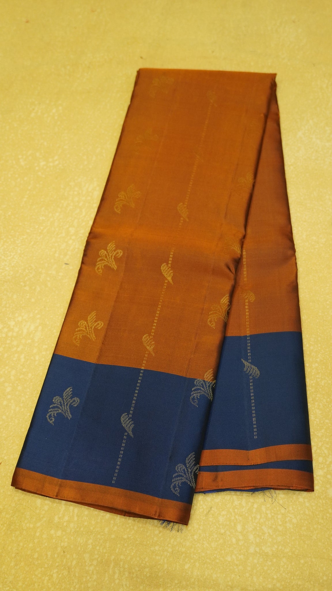 Pure Soft Silk Saree Double Warp - Chocolate Brown