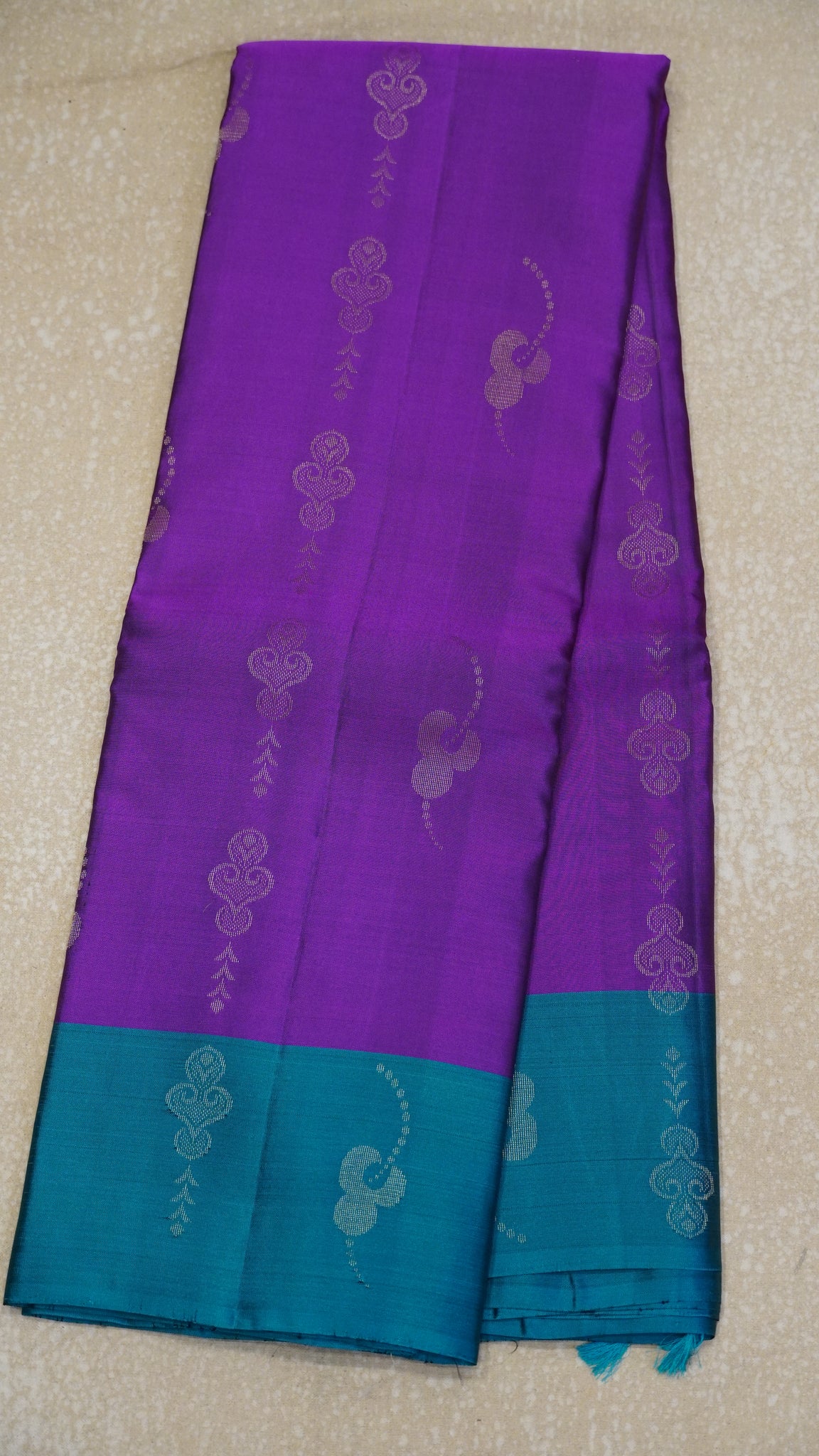 Pure Soft Silk Saree Double Warp -Purple