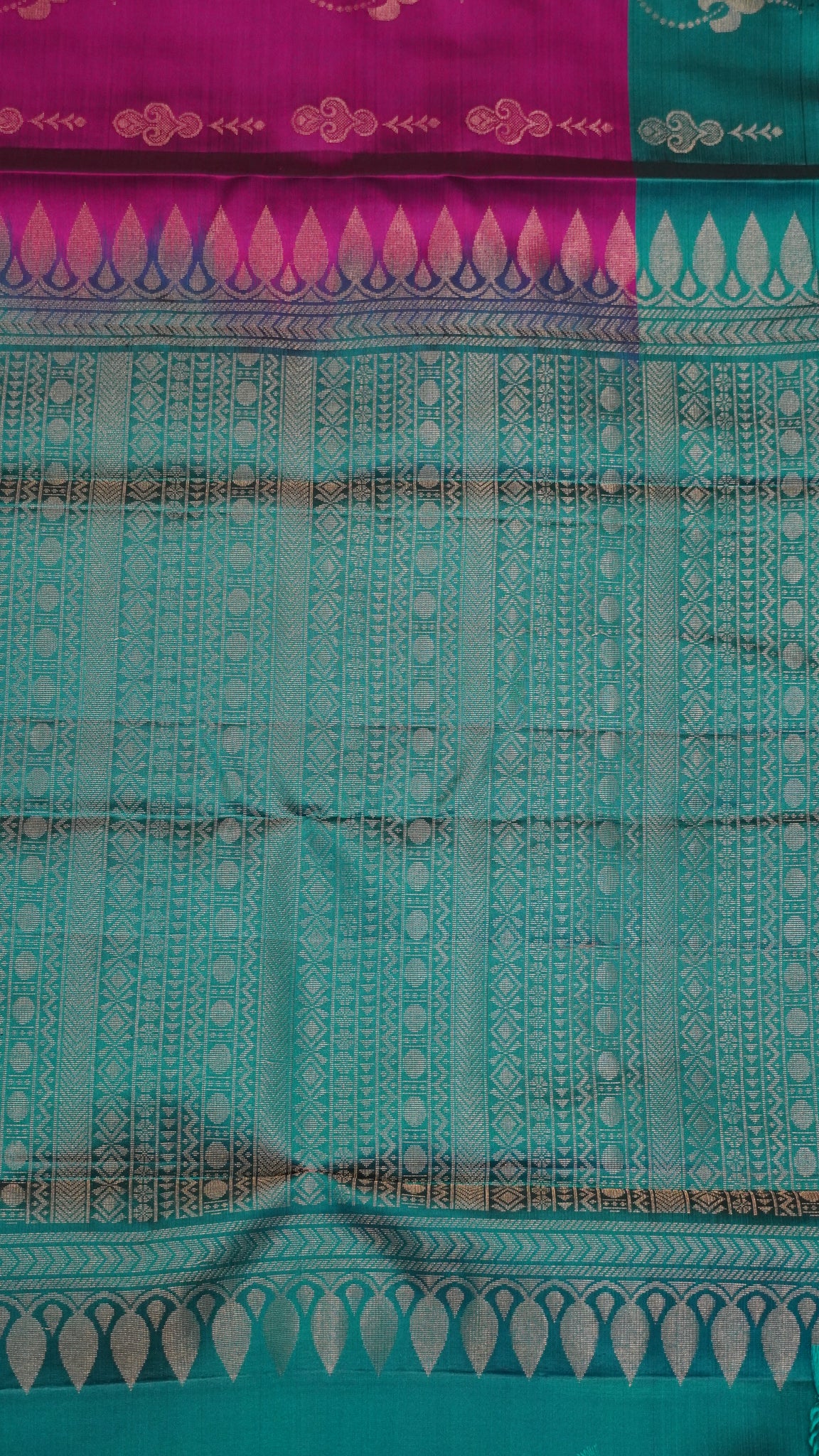 Pure Soft Silk Saree Double Warp -Purple