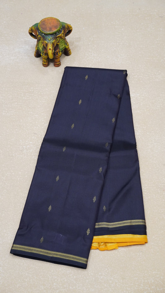 Pure Kanjivaram Silk Saree - Brown