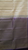Soft Silk Saree 1  1/2 Warp - Beige thumbnail
