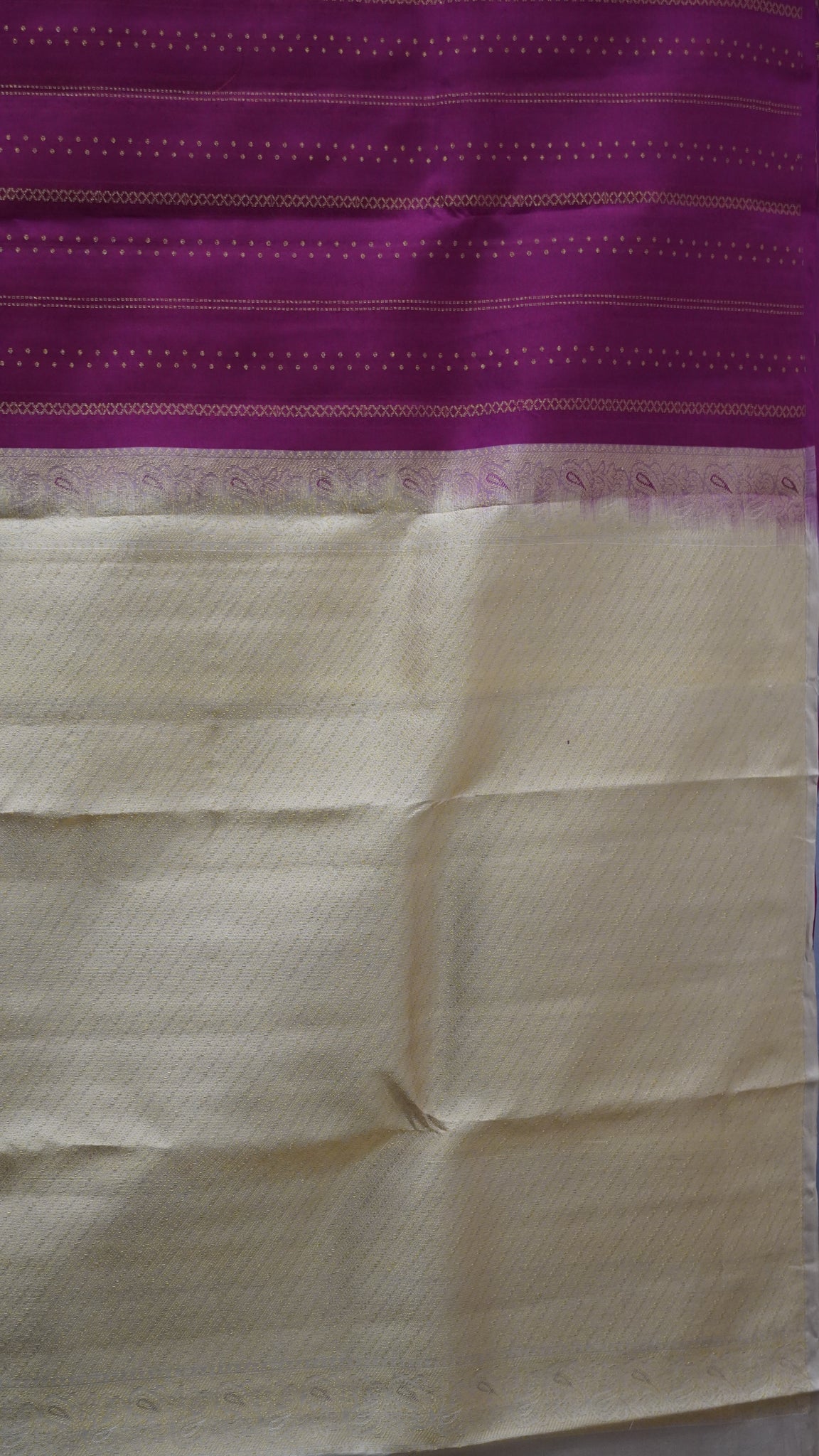 Pure Soft Silk Saree 1  1/2 Warp - Marron