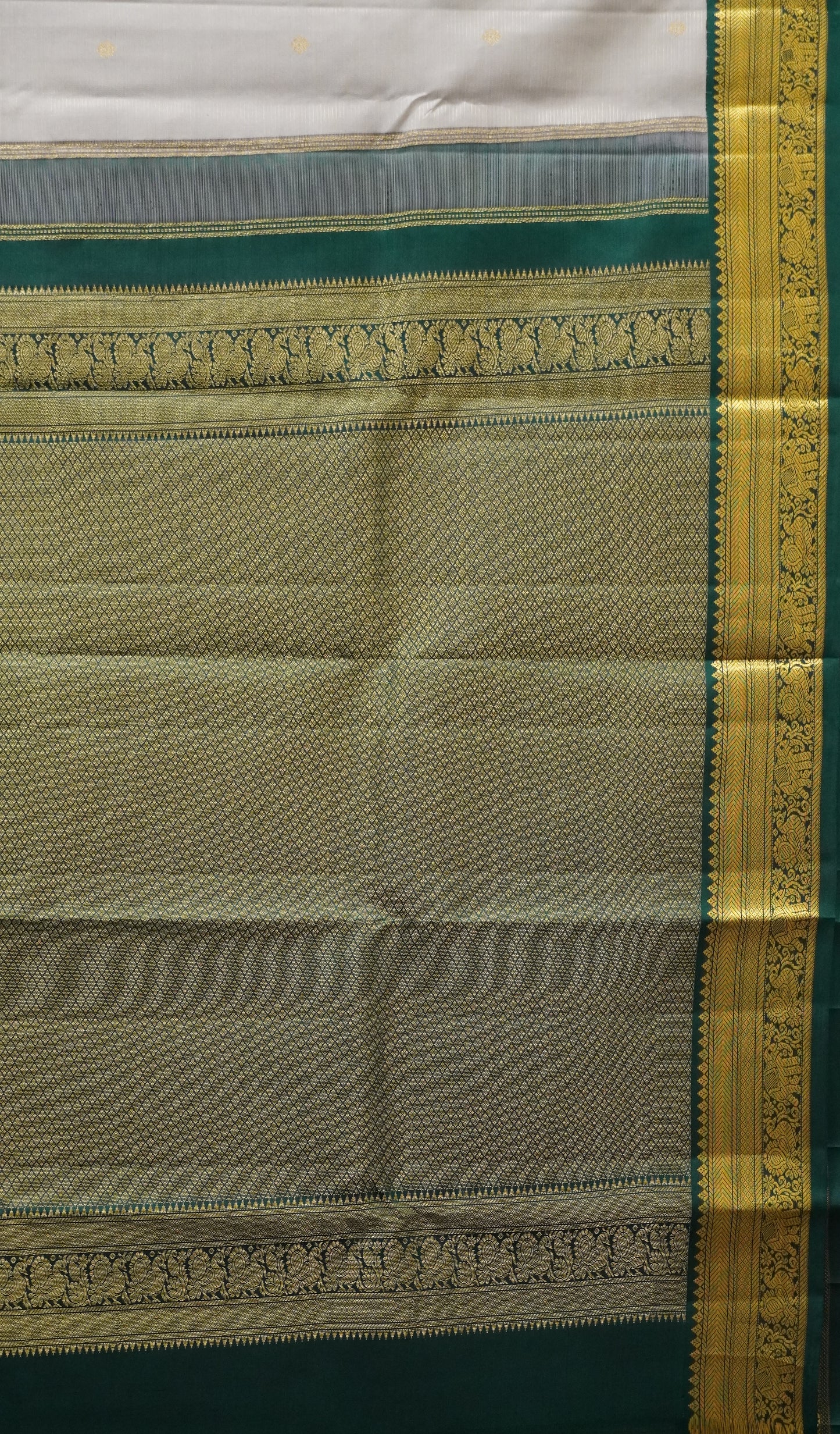 Pure Kanjivaram Silk Saree - Beige