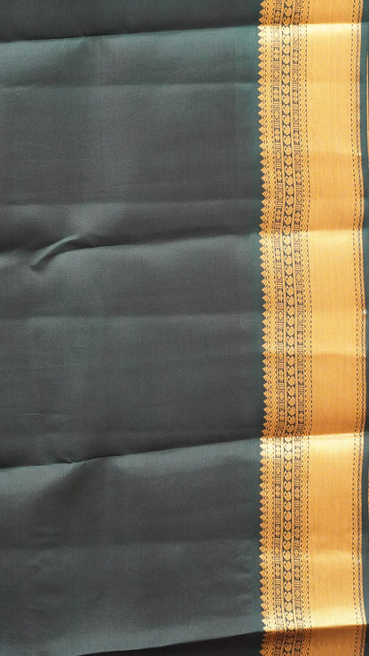 Pure Kanjivaram Silk Saree - Rani Pink