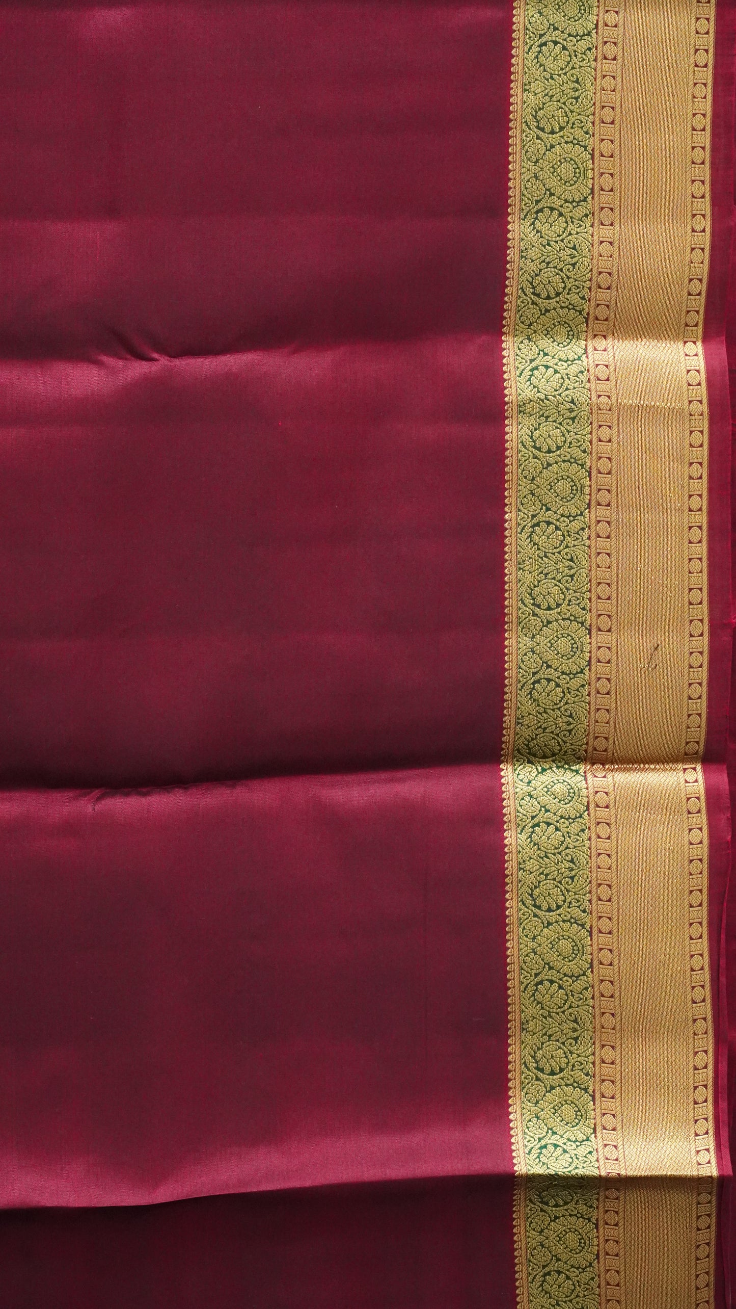 Pure Kanjivaram Silk Saree - Olive Green