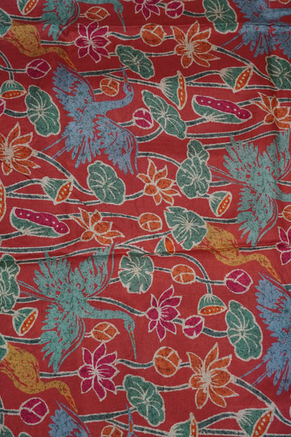 Tissue Kota Saree - Pichwai Maroon