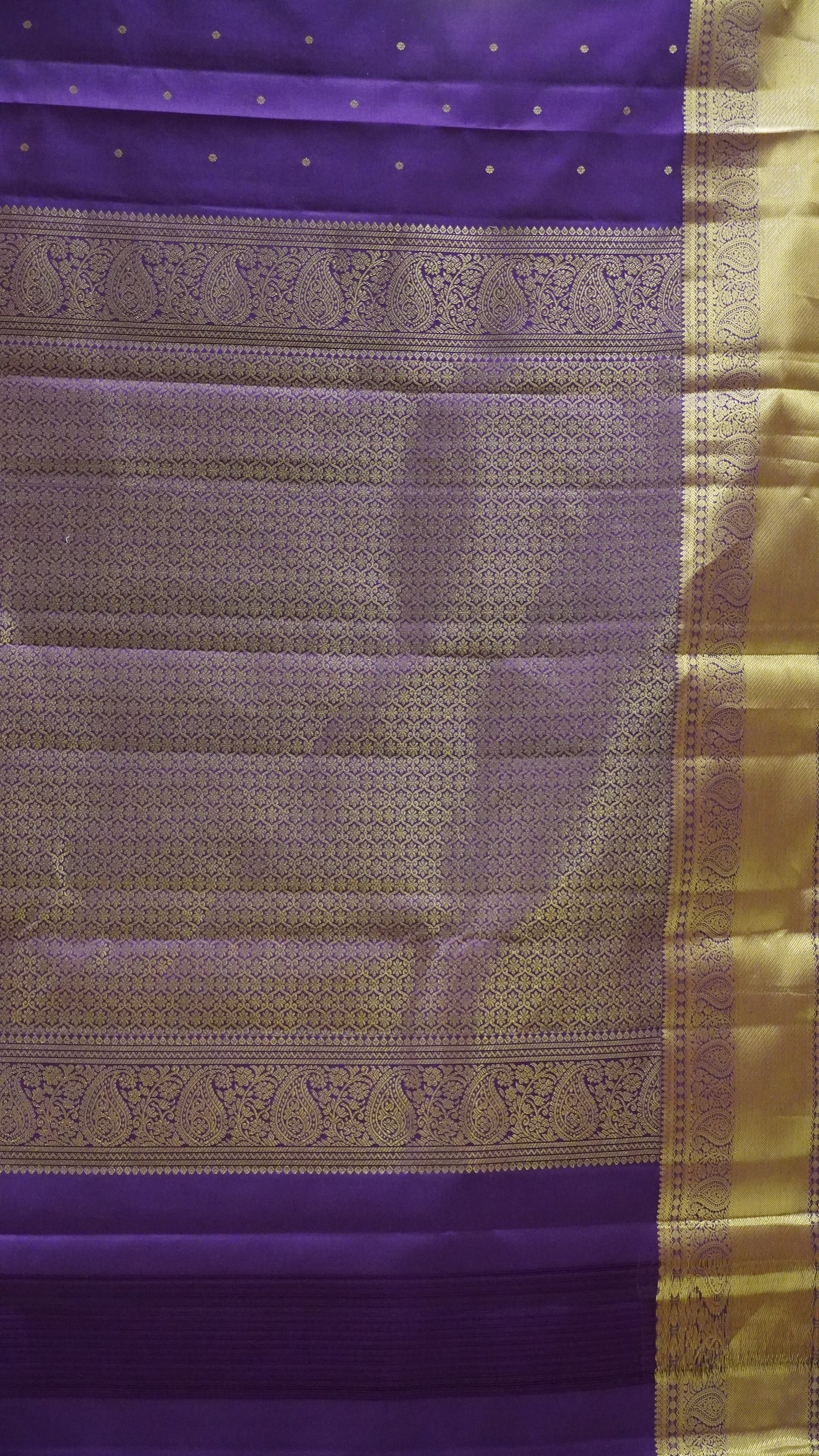 Pure Kanjivaram Silk Saree - Purple