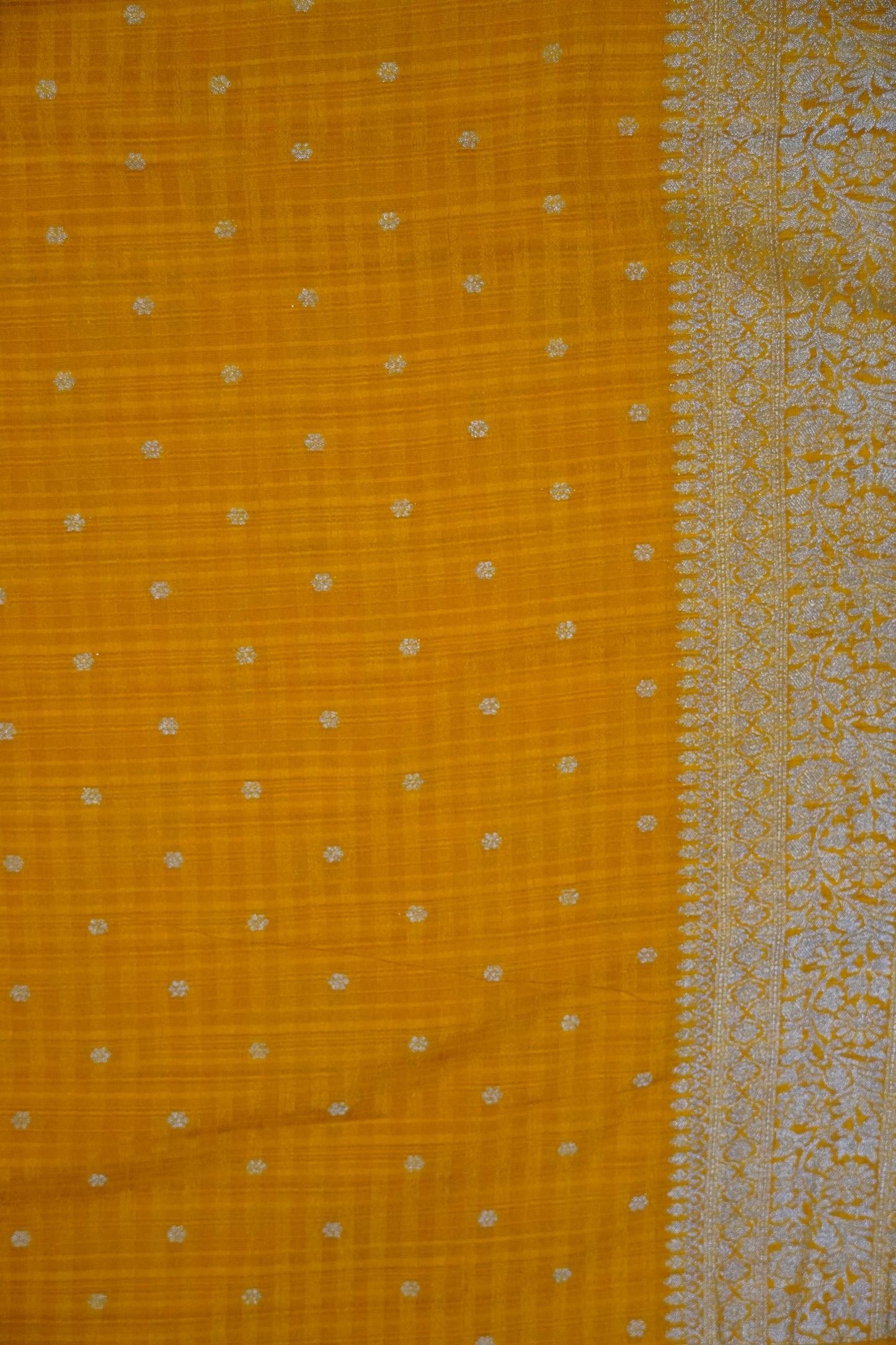 Banarasi Georgette Saree - Mango Yellow
