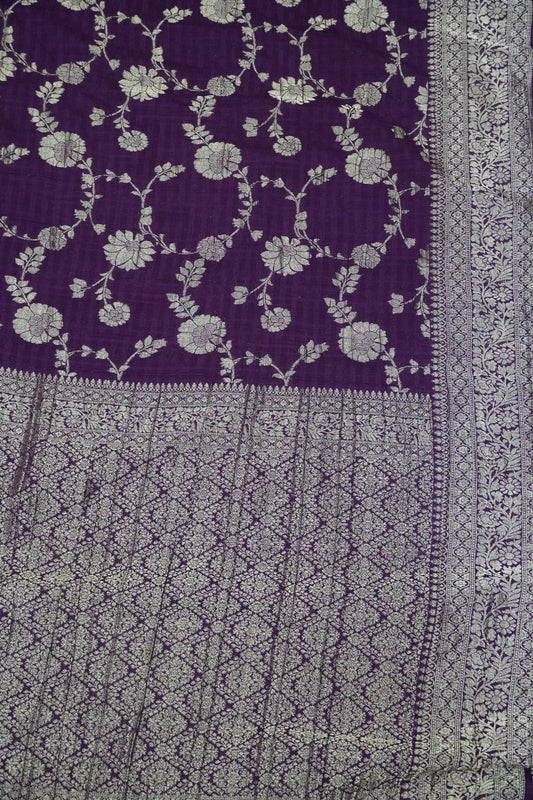 Banarasi Georgette Saree - Purple