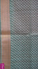 Semi Tussar Saree with Abstract Print - Brick Red thumbnail