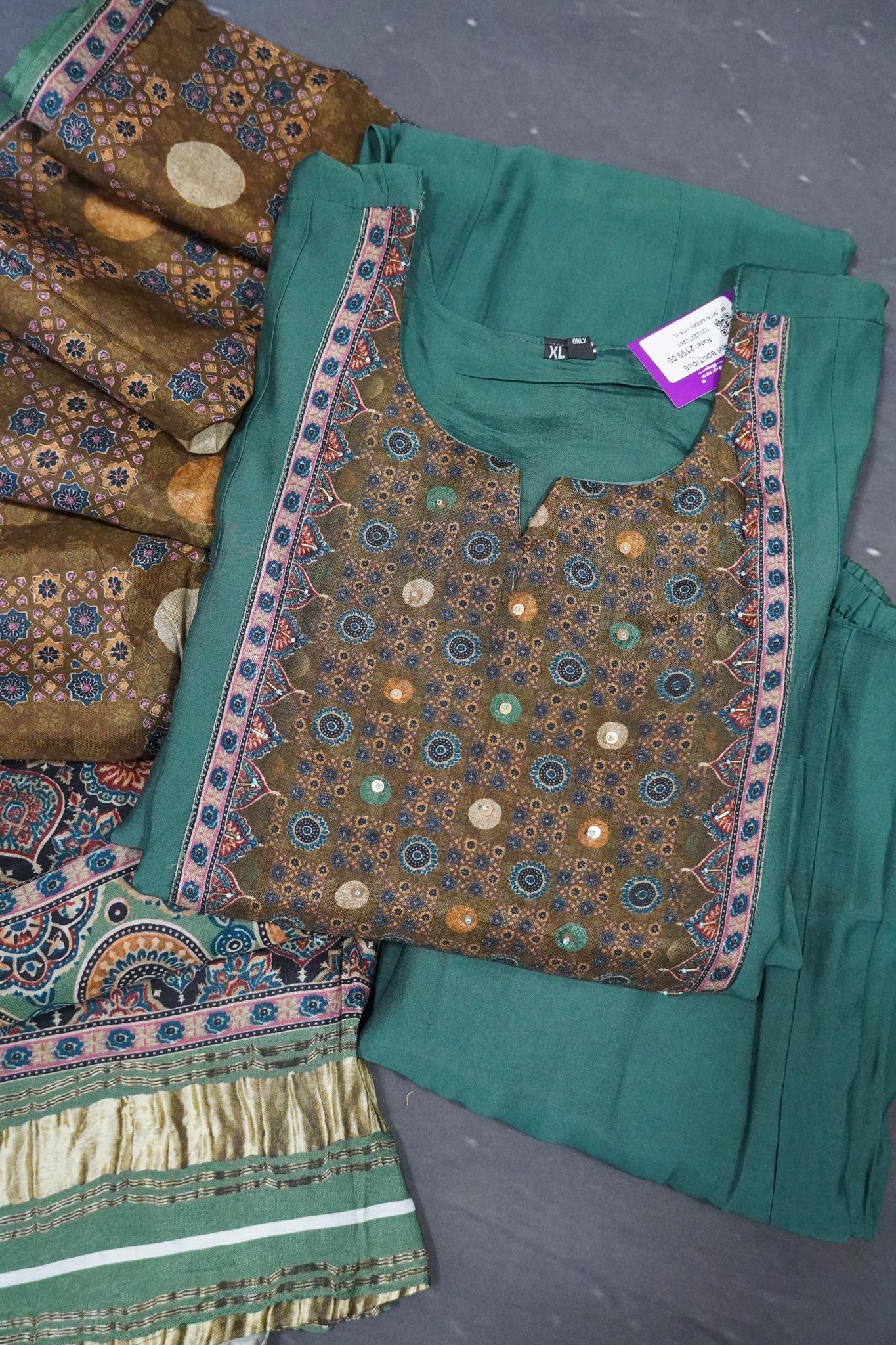 3 Pcs Salwar Set