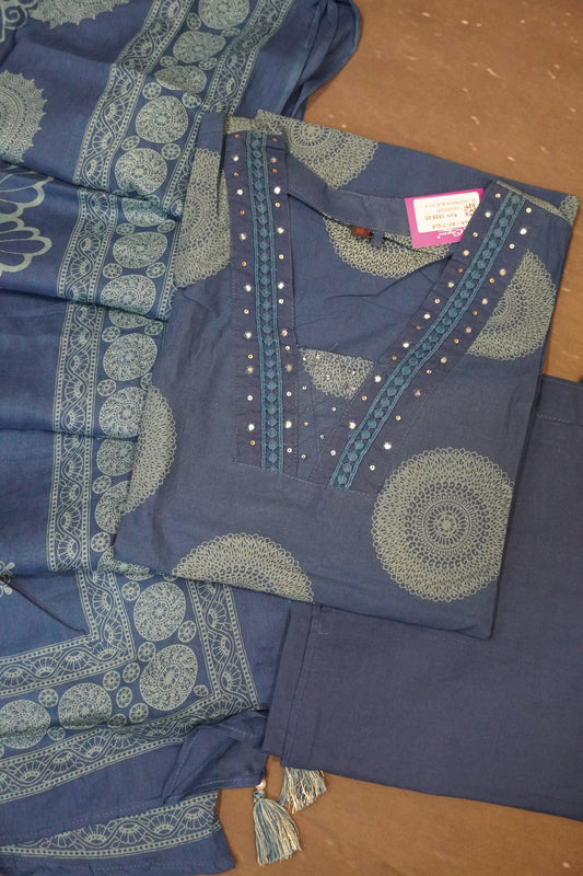3 Pcs Kurti Set