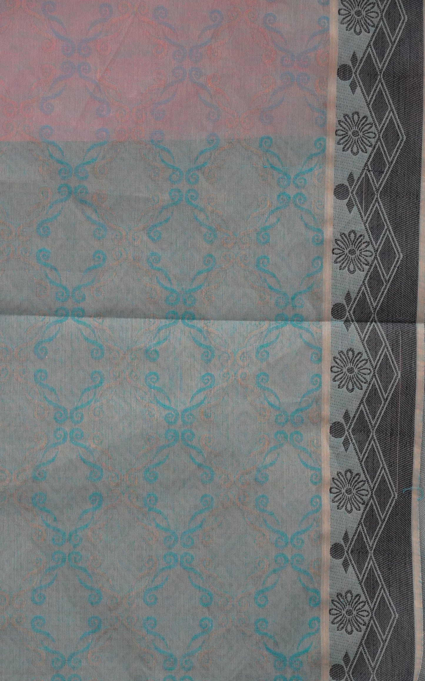Kota Cotton Saree - Pink