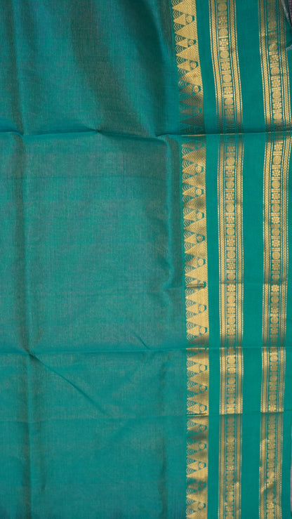 Pure Silk Cotton Saree-Maroon Peach