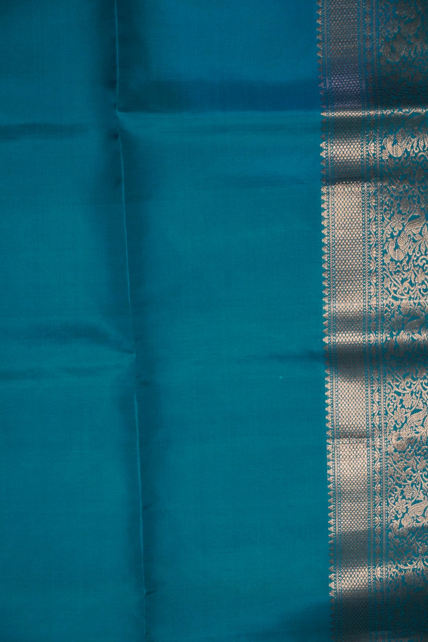 Pure Silk Saree - Parrot Green