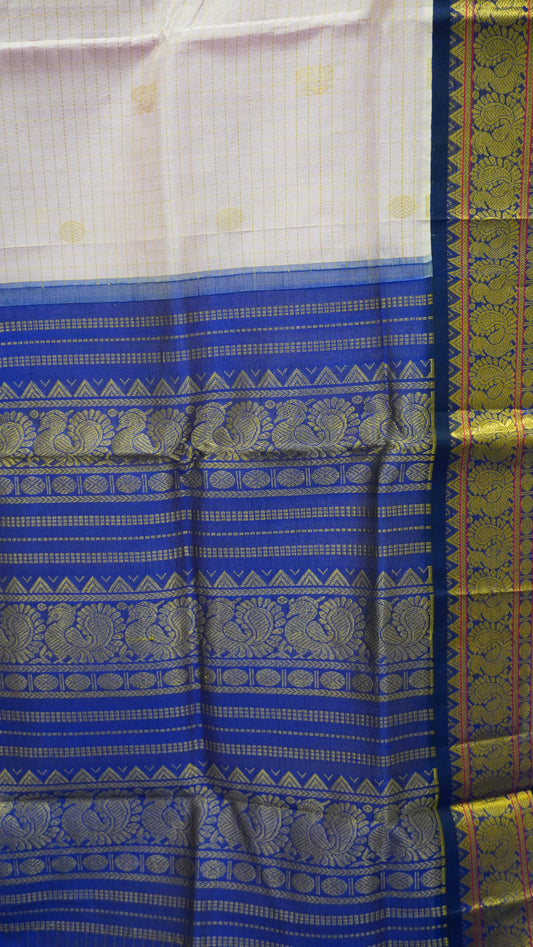 Pure Silk Cotton Saree-Lite Lavender