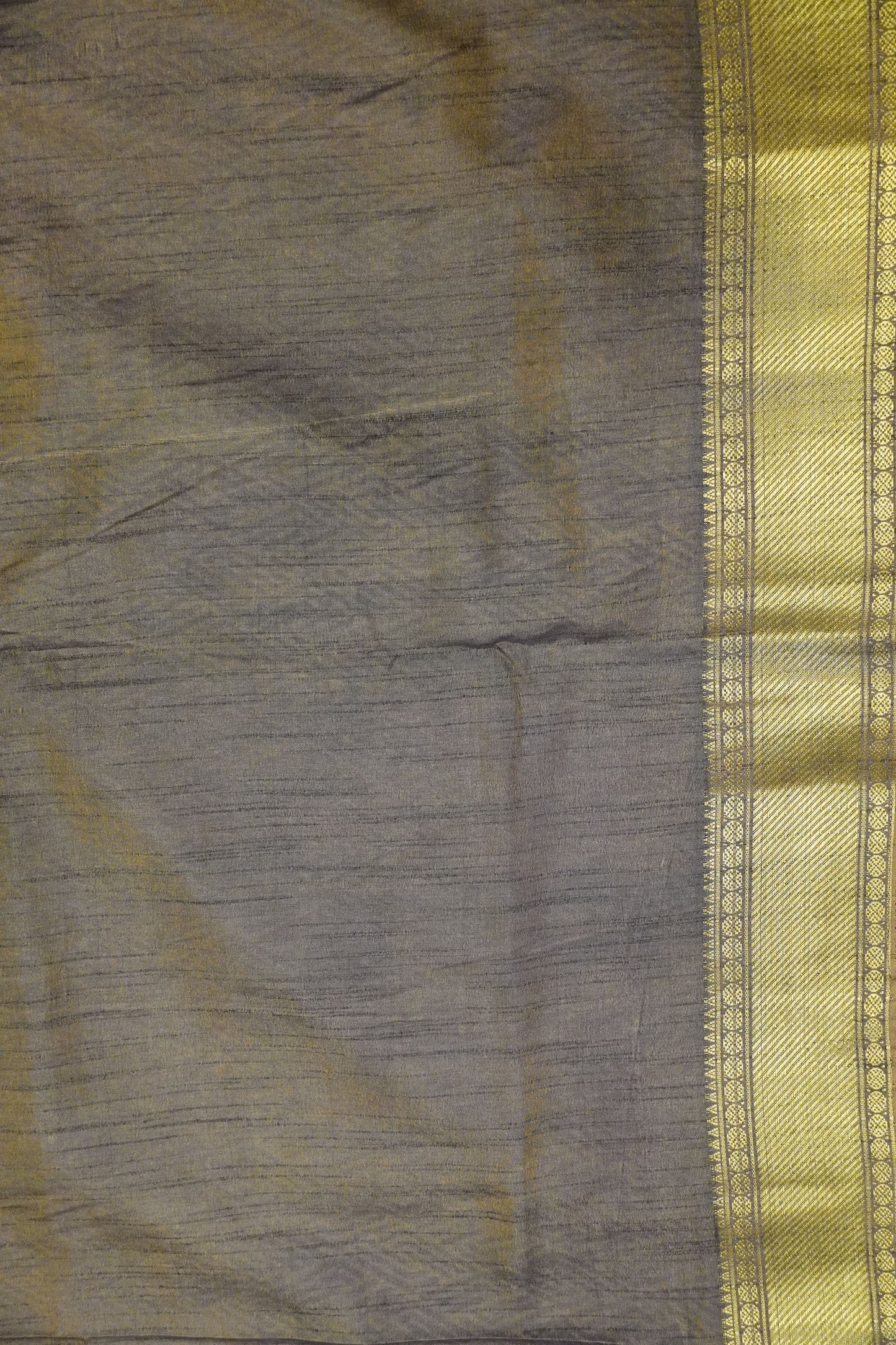 Semi Patola Saree - Mustard