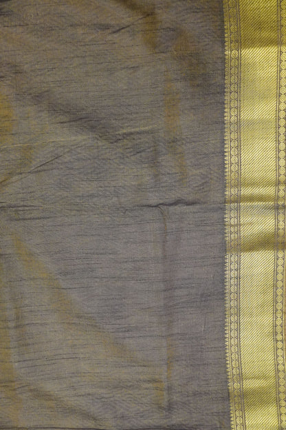 Semi Patola Saree - Mustard