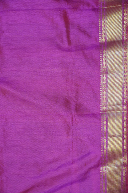 Semi Patola Saree - Magenta
