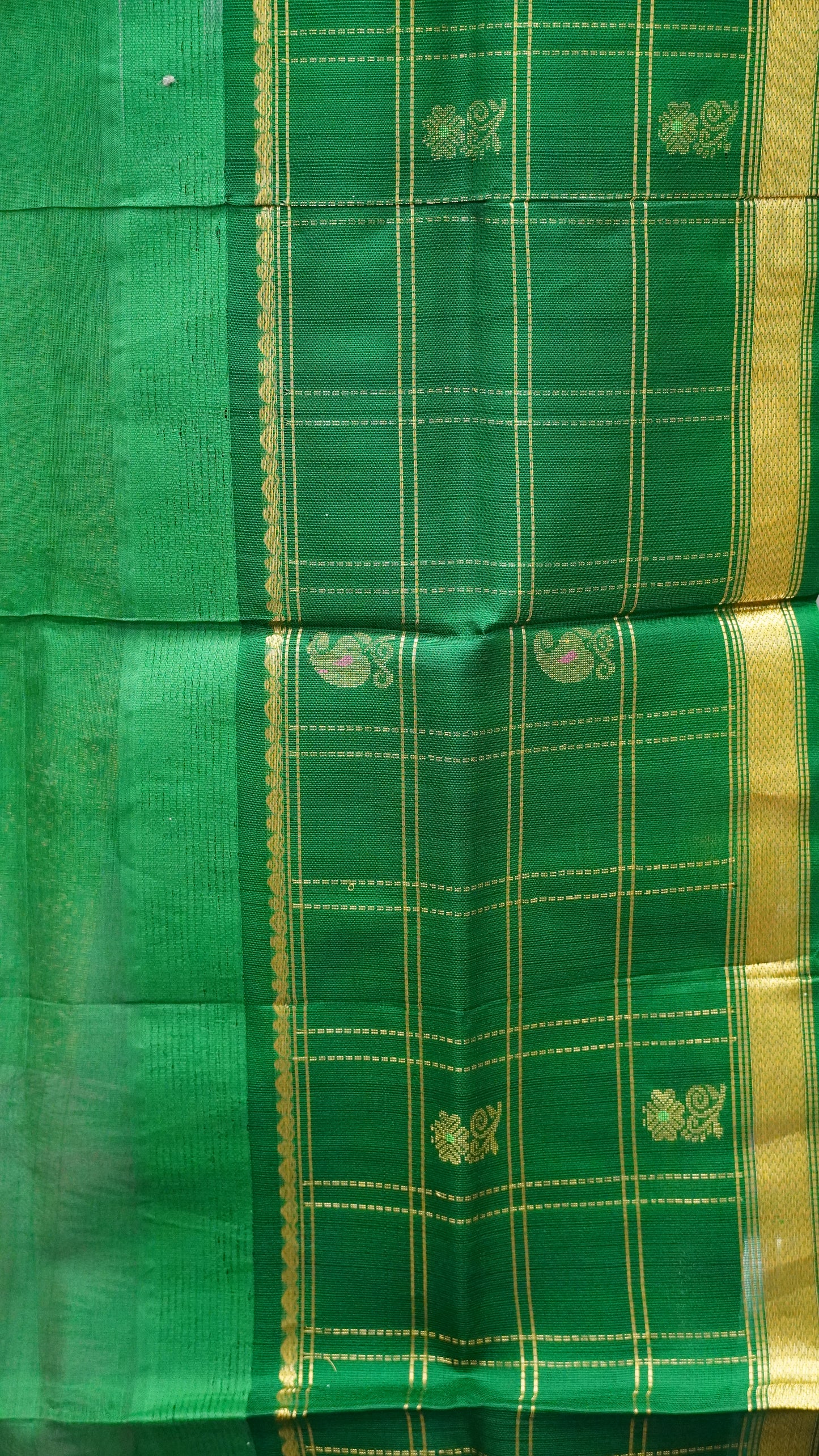 Pure Silk Cotton Saree-Pink