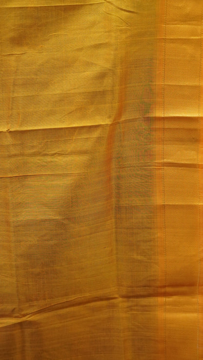 Pure Silk Cotton Saree-Peacock Blue