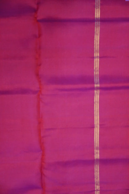Pure Silk Saree - Kolam Magenta