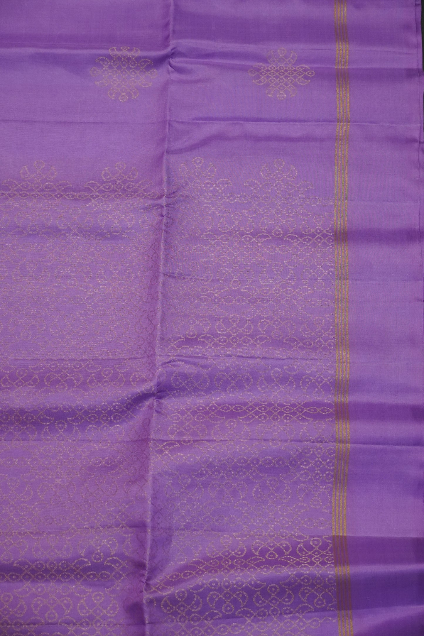 Pure Silk Saree - Kolam Lavender