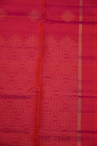Pure Silk Saree - Kolam Bright Pink
