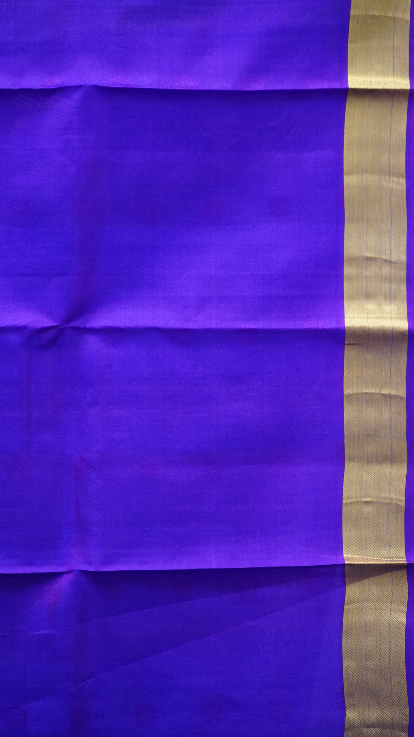 Pure Kanjivaram Silk Saree - Peacock Green-Purple