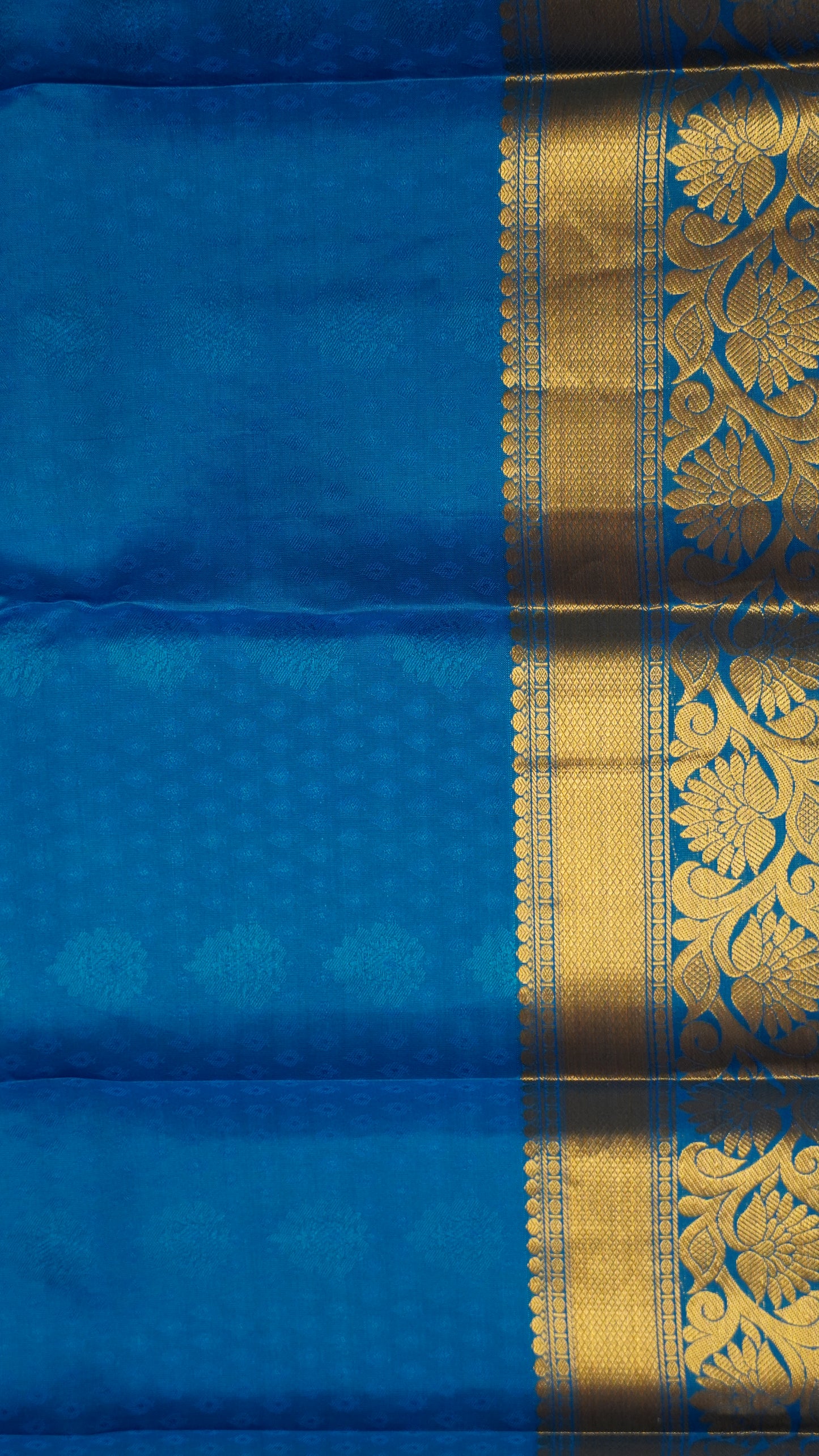 Pure Kanjivaram Silk Saree -Mehandi Green-Blue
