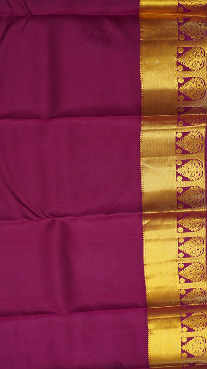 Pure Kanjivaram Silk Saree -Teal Green